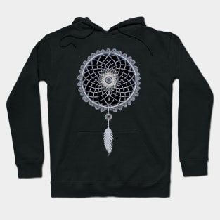 Mystical Silver Dreamscape Hoodie